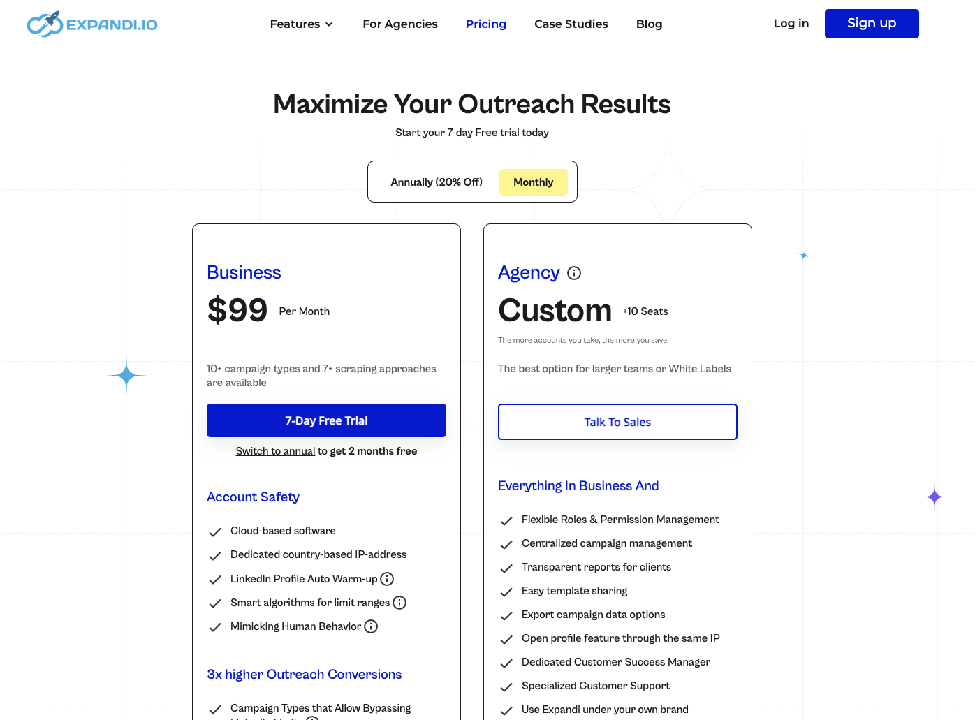 OutreachAI Pricing Plans