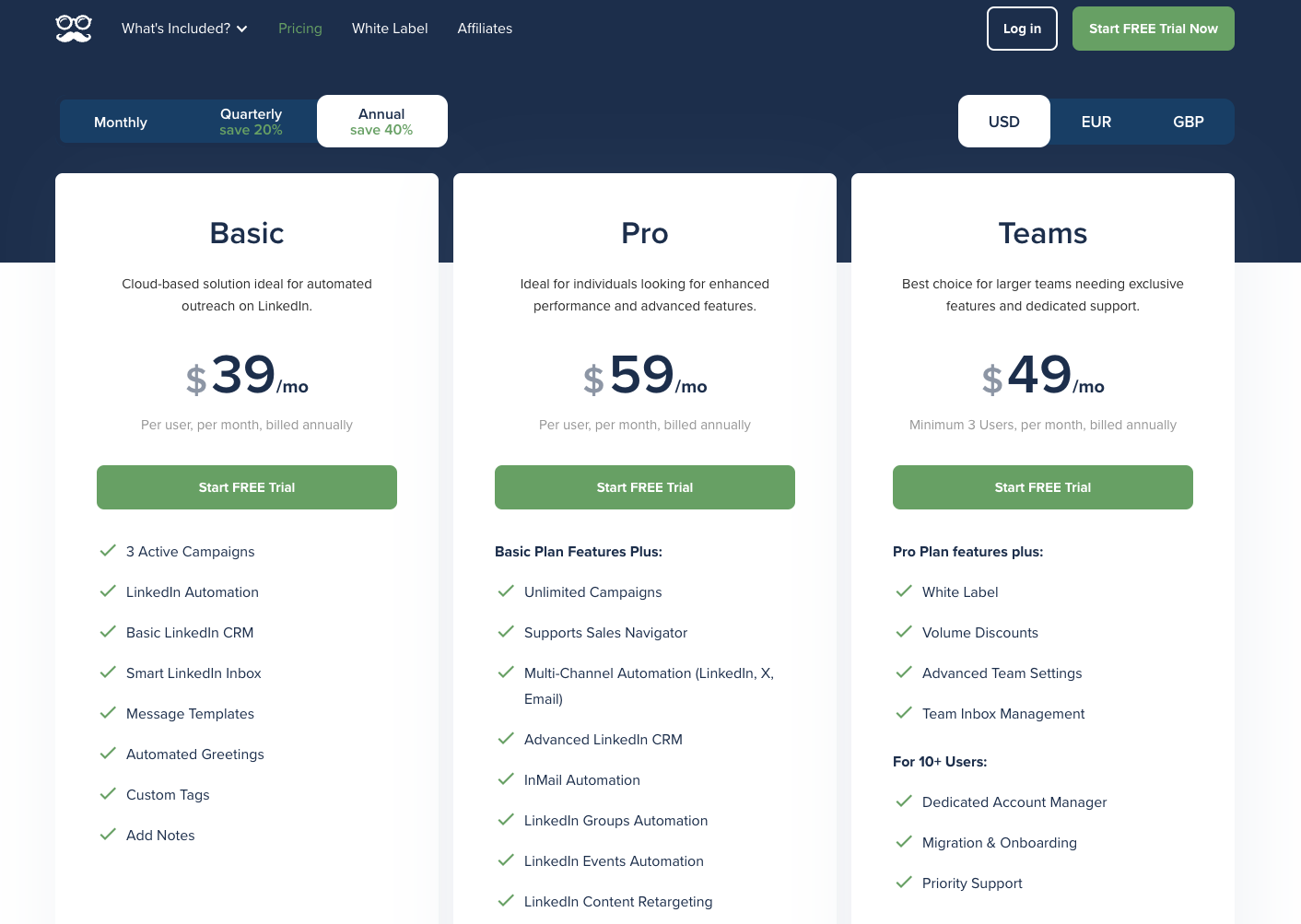 OutreachAI Pricing Plans