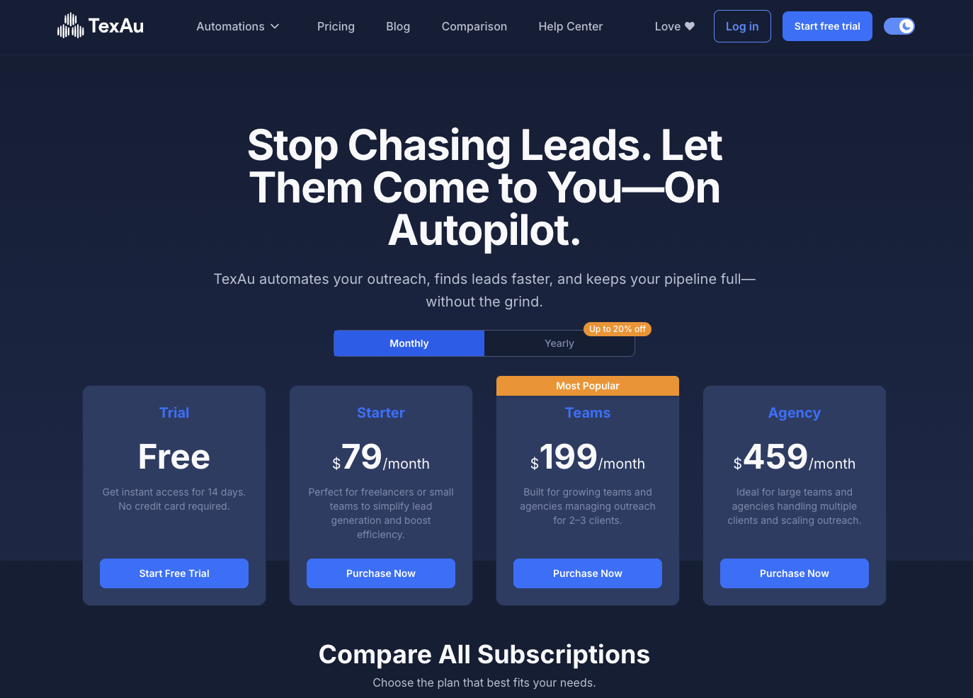 OutreachAI Pricing Plans