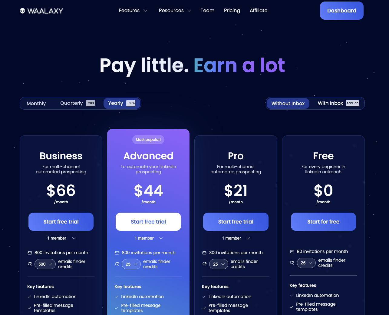 OutreachAI Pricing Plans